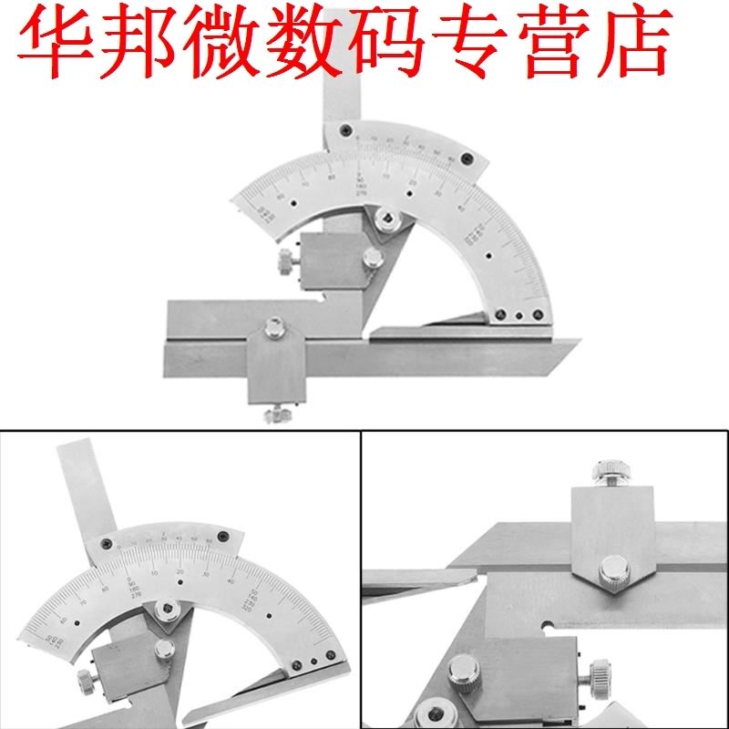 Hoek Heerser Gauge Inclinometer 0-320 Graden Gradenboog Rvs-图0