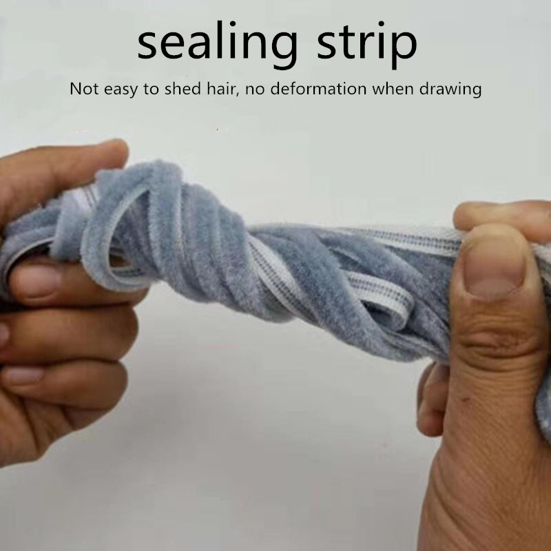 10M Door Window Sealing Strip Soundproof brush seal Weather - 图1