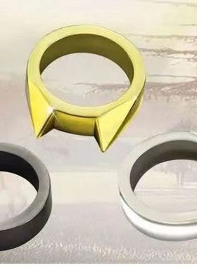 防身戒指学生合法小型暗器猫耳男款女用防狼神器便携安全自卫工具