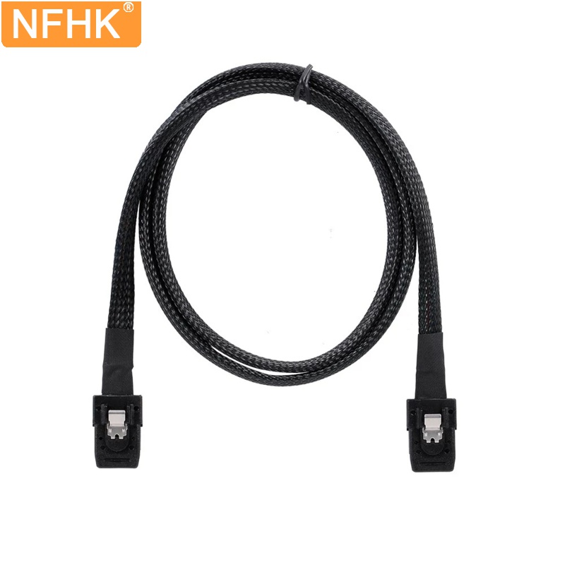 NFHK SFF-8087 Mini SAS线 36P HOST对SATA 4p SAS线32P SFF-8482 - 图0