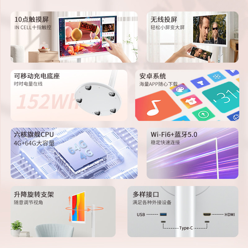  雕塑家直播大屏/无线投屏显示器