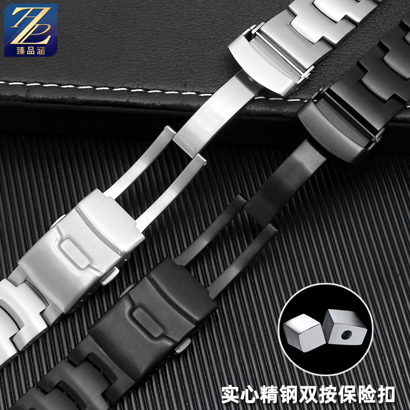 适用PROTREK卡西欧PRG260/270/550 PRW-3500/2500/5100精钢手表带 - 图2