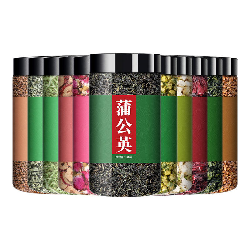 官方旗舰店玫瑰金银花蒲公英柠檬片 凡山物纪代用/花草茶