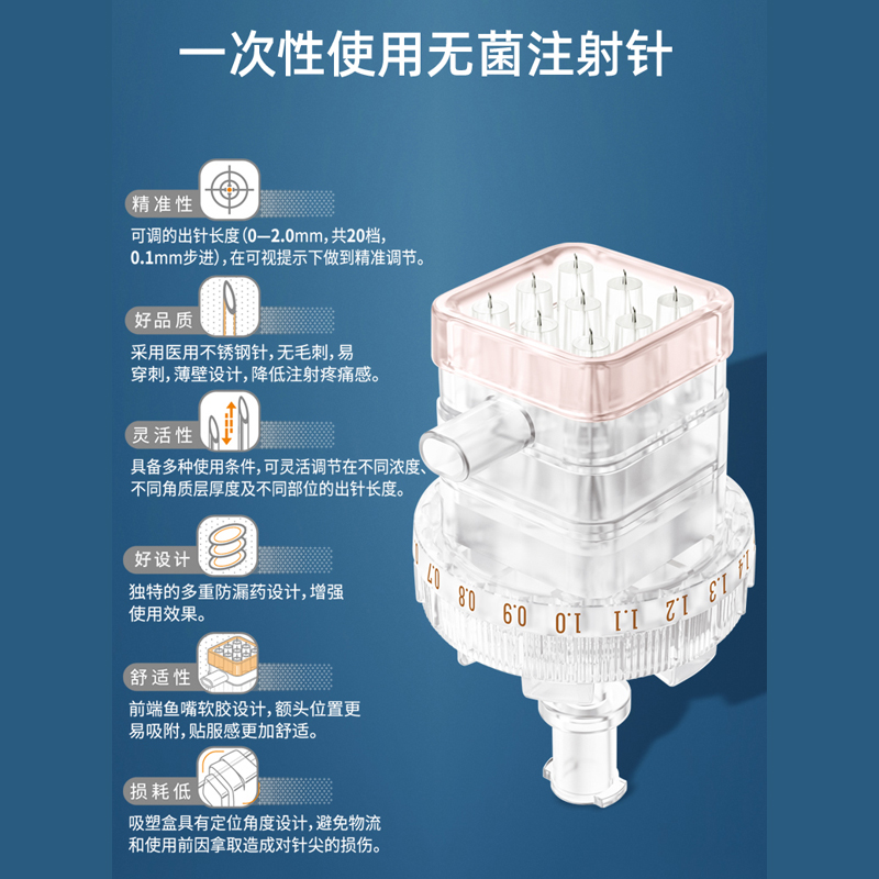 蓓悦莘德玛莎九针头32g密斯菲尔机打水光枪9针二三四代负压防漏 - 图0