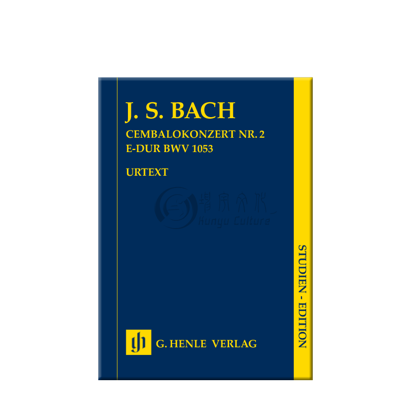 巴赫 E大调第二大键琴协奏曲BWV1053 研习小总谱 非演奏用谱 亨乐乐谱Bach Harpsichord Concerto Nos2 in E Major BWV1053 HN7381 - 图2
