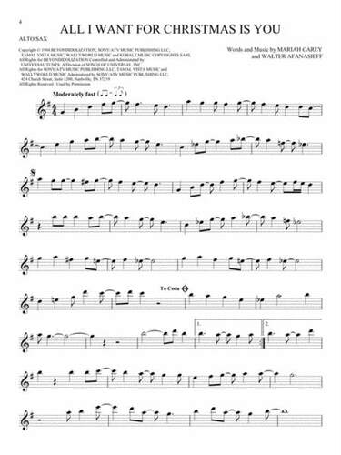 圣诞歌曲 101首中音萨克斯 无伴奏 Hal Leonard 海伦德原版乐谱书 101 CHRISTMAS SONGS for Alto Sax HL00278639 - 图0