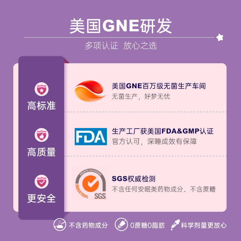 美国AmeriVita褪黑素软糖退黑素sleepwell安瓶睡眠片学生睡眠软糖