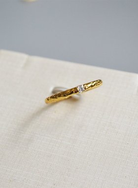 analuisa|安娜复古手工捶打锆石