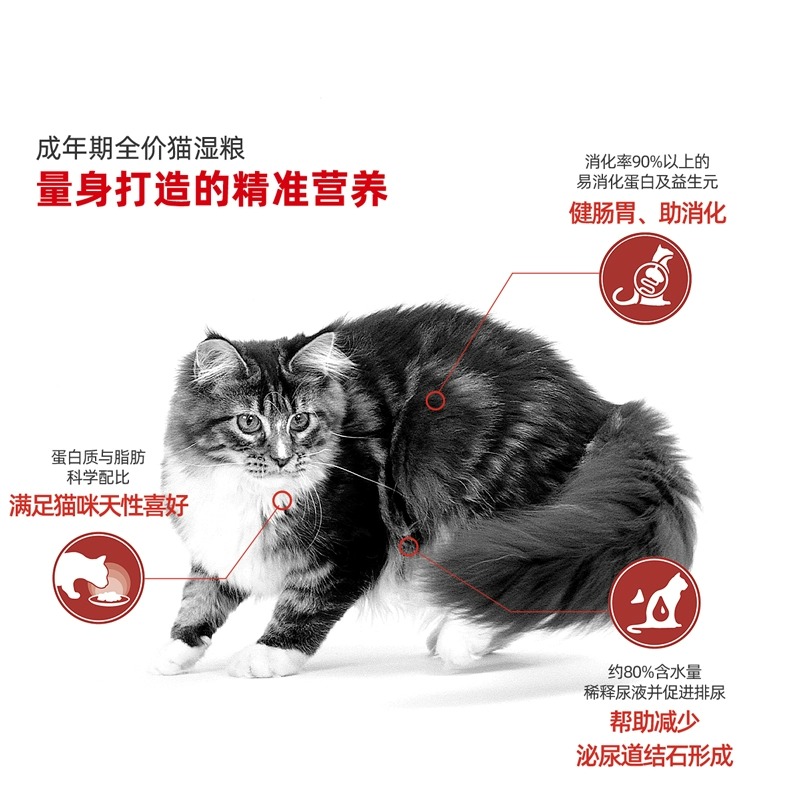 皇家湿粮包奶糕罐头慕斯猫罐头主食罐幼猫奶糕猫粮猫咪零食罐餐包-图2