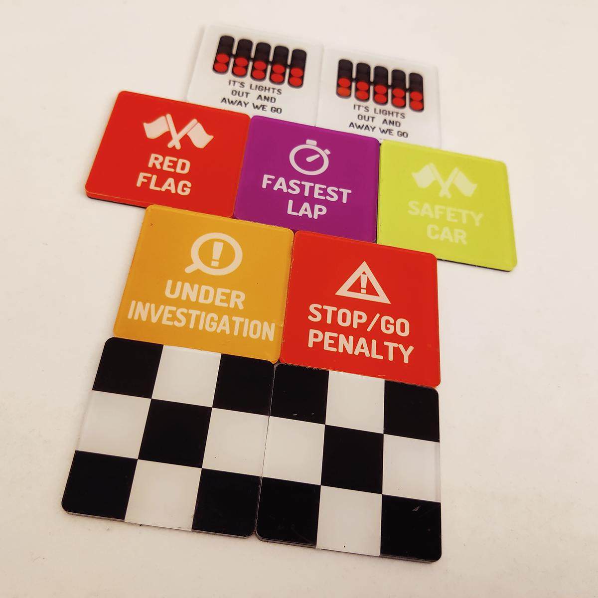 【冰箱贴】F1元素 最快圈发车灯格子旗得来速 创意亚克力磁贴,淘宝优惠券,粉丝福利购,淘宝优惠卷