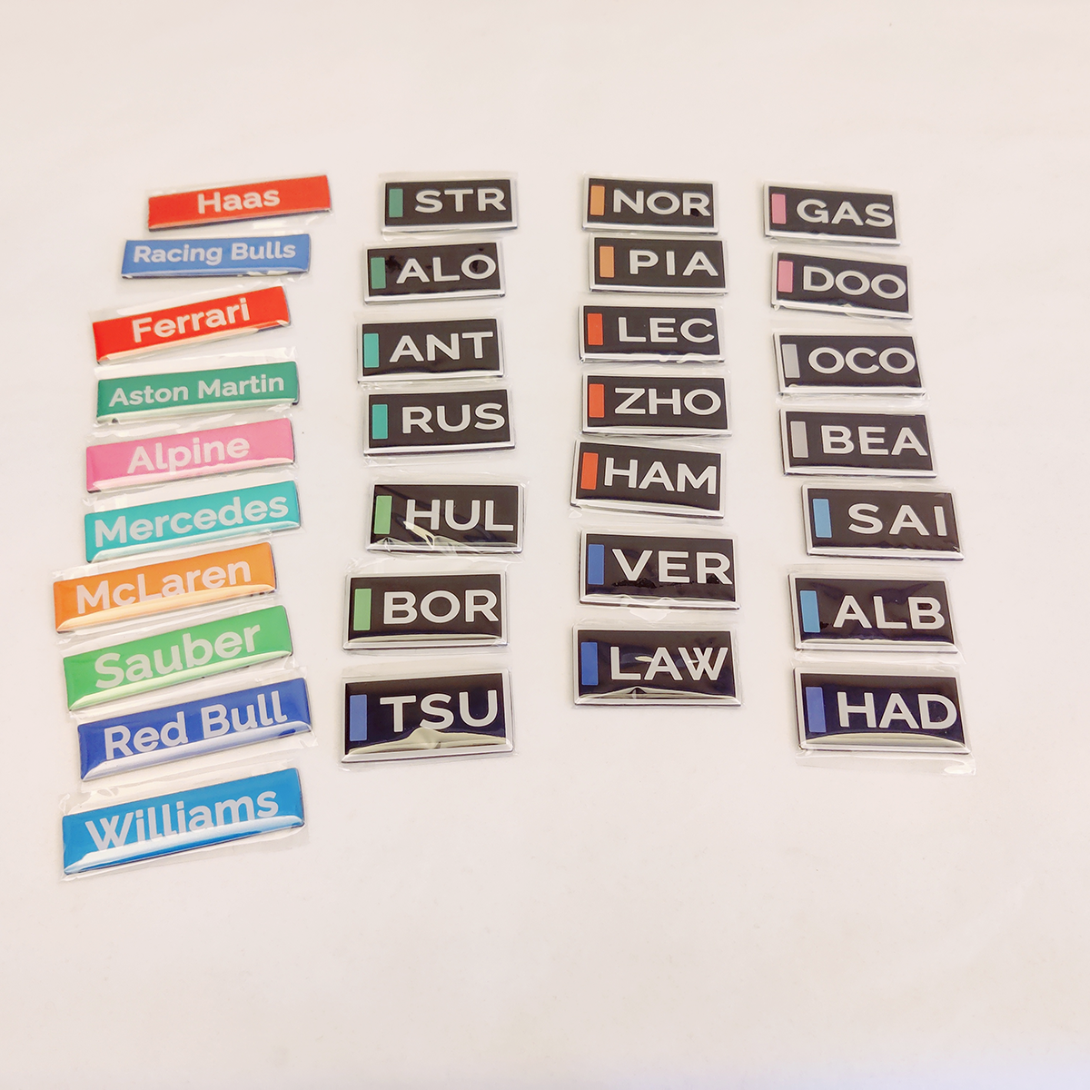 【冰箱贴】2025赛季F1车手及车队标签元素 滴胶冰箱贴 周冠宇乐扣,淘宝优惠券,粉丝福利购,淘宝优惠卷