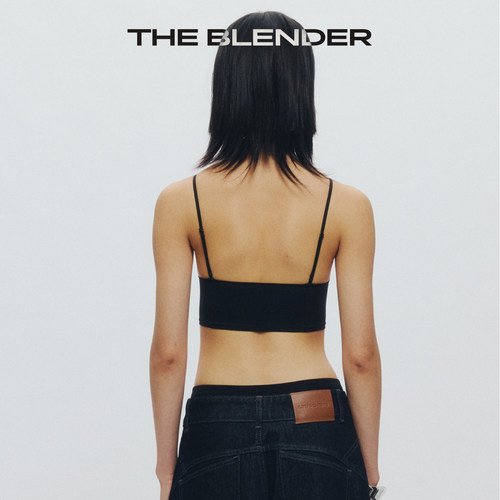 The Blender可拆卸胸垫细肩带深V领美背背心式外穿内衣吊带女夏季 - 图2