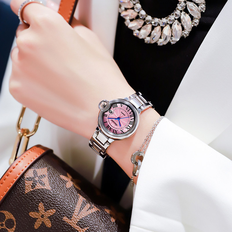 篮气球女士2021年新款正品机械表 积赞国产腕表