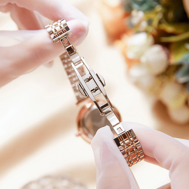 礼物送女友阿玛妮满天星女士感女表 积赞国产腕表