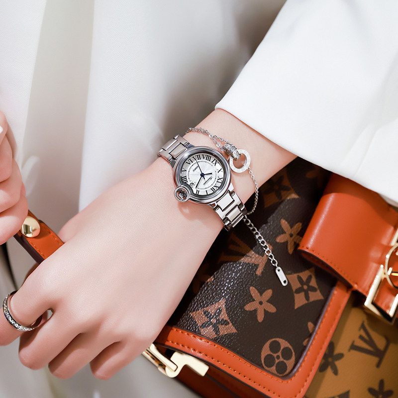 篮气球女士2021年新款正品机械表 积赞国产腕表