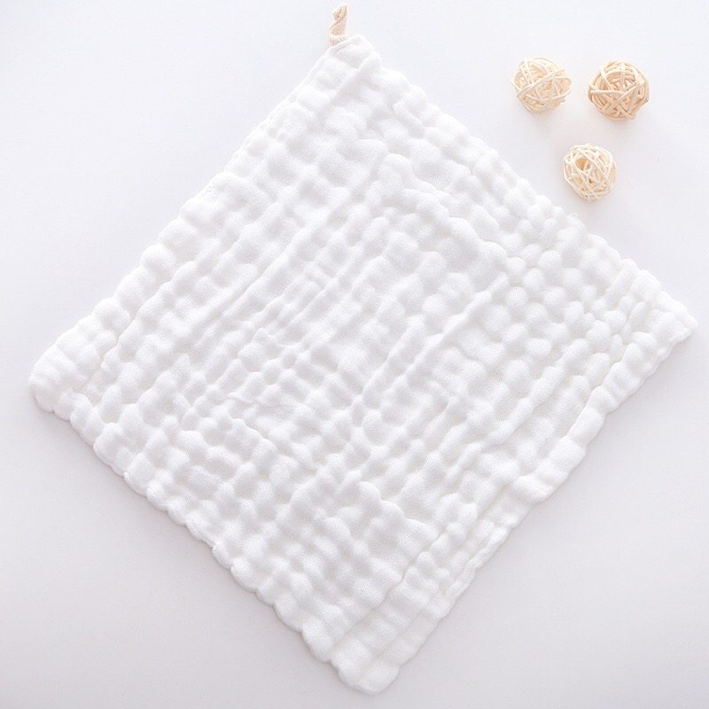 婴儿浴巾纯白色纯棉六层纱布洗脸洗澡超柔吸水新生儿盖毯儿童毛巾,淘宝优惠券,粉丝福利购,淘宝优惠卷