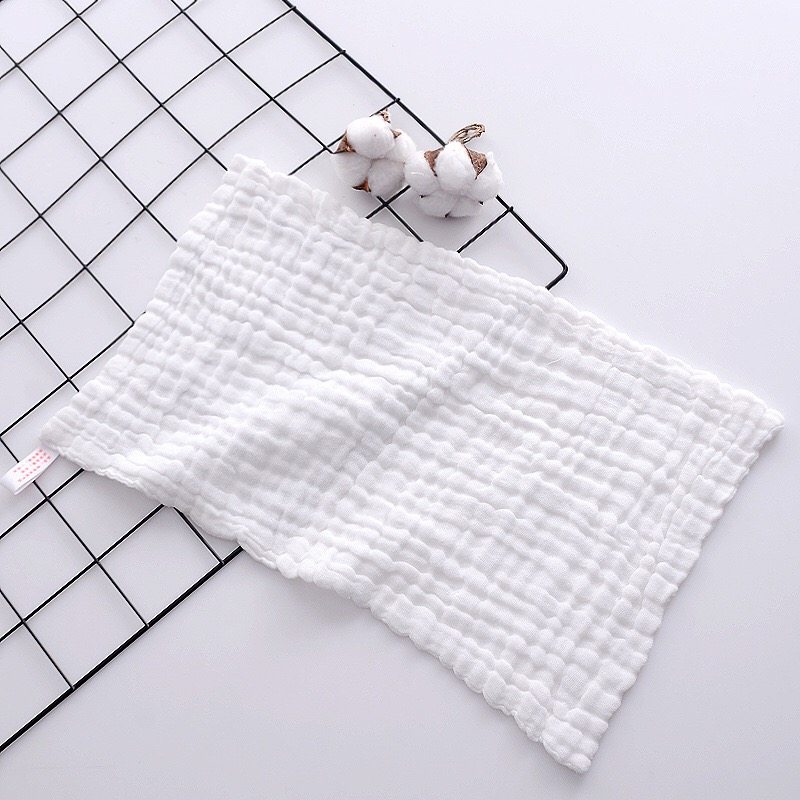 婴儿浴巾纯白色纯棉六层纱布洗脸洗澡超柔吸水新生儿盖毯儿童毛巾,淘宝优惠券,粉丝福利购,淘宝优惠卷