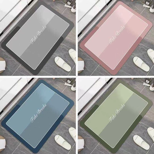 Поглощение ванной комнаты против стекла напольная подушка вход в дверь подушки для ванной комнаты, диатомовая грязь, мягкий коврик, туалетный ковер