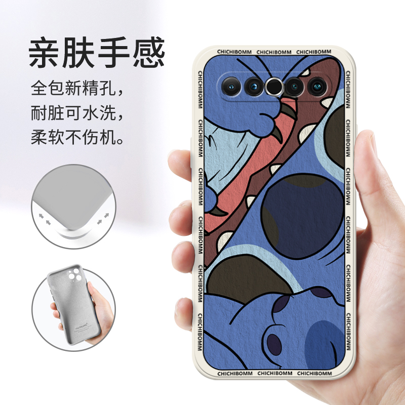 油画史迪仔适用魅族17pro手机壳魅族16plus动漫新款meizu16spro小众16t网红16thplus套16xsth小怪物16s讨厌鬼-图0