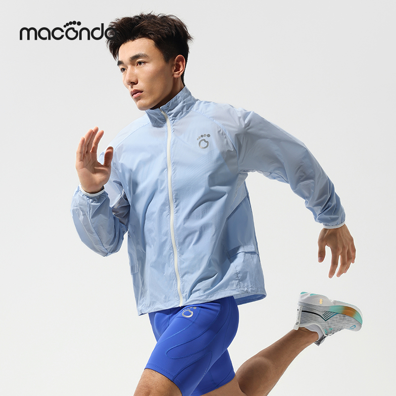 马孔多小胶囊超轻皮肤衣原纱防晒防泼水自收纳城市跑越野跑双栖 - 图1