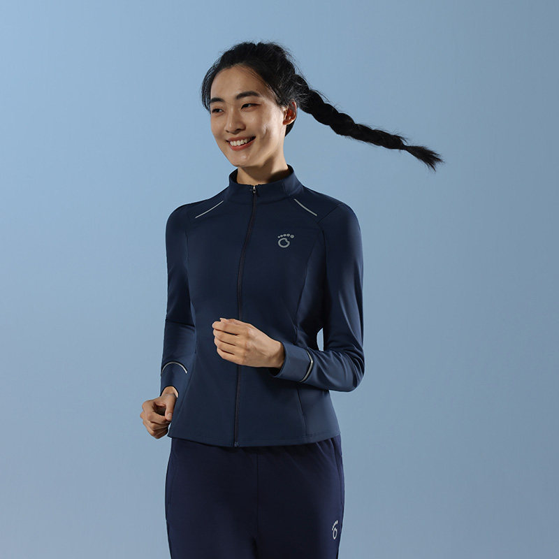 原创单品｜女子沙漏腰针织拉链开衫5代速干无缝立领夜跑反光,淘宝优惠券,粉丝福利购,淘宝优惠卷