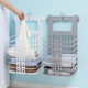 Dirty clothes storage basket foldable to save space