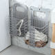 Dirty clothes storage basket foldable to save space