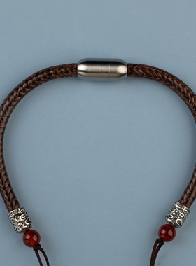 DIY穿珠手绳花素蜡皮绳男女通用