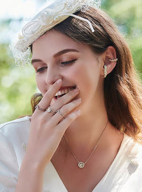 aay戒指女小众设计925时尚个性