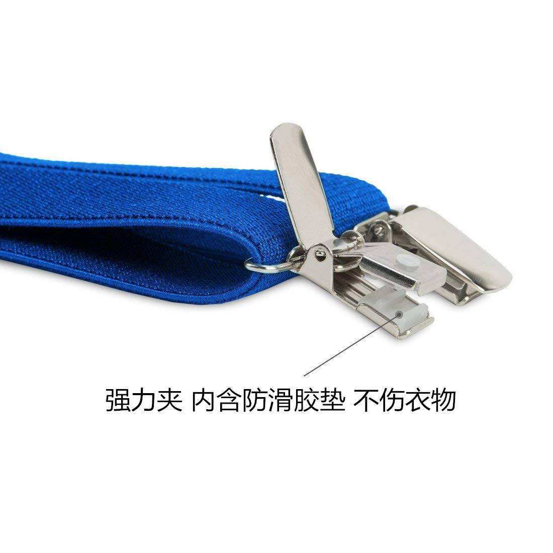 男童背带夹弹力肩带可调节儿童男孩小孩中大童裤子松紧防滑吊裤带_虎窝淘