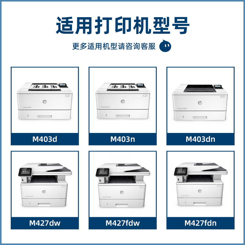 开仰适用惠普hp Laserjet 403d 28a硒鼓m427dw m427fdw/fdn墨盒m403dn 403dw黑色碳粉盒 打印机晒鼓CF228A - 图2