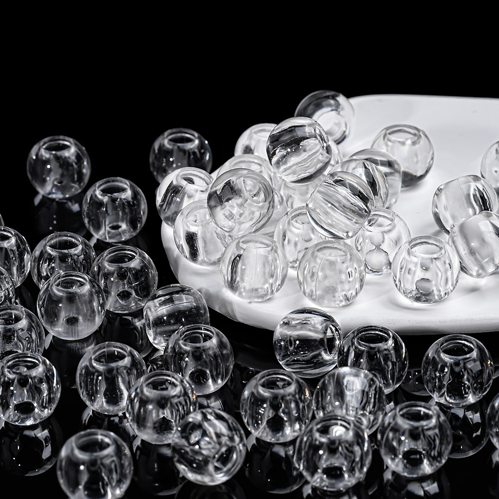 亚克力仿水晶透明大孔圆珠散珠手工diy手串项链手机链饰品材料,淘宝优惠券,粉丝福利购,淘宝优惠卷