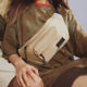 Trendy large capacity waist bag retro bag
