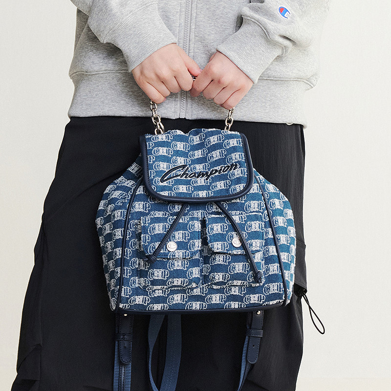 Champion travel casual denim backpack