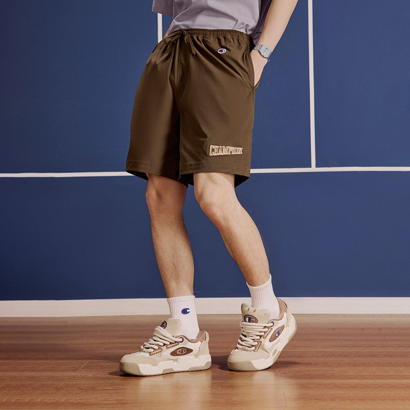 Champion冠军短裤男夏季纯色刺绣logo运动五分裤休闲透气裤子女潮,淘宝优惠券,粉丝福利购,淘宝优惠卷