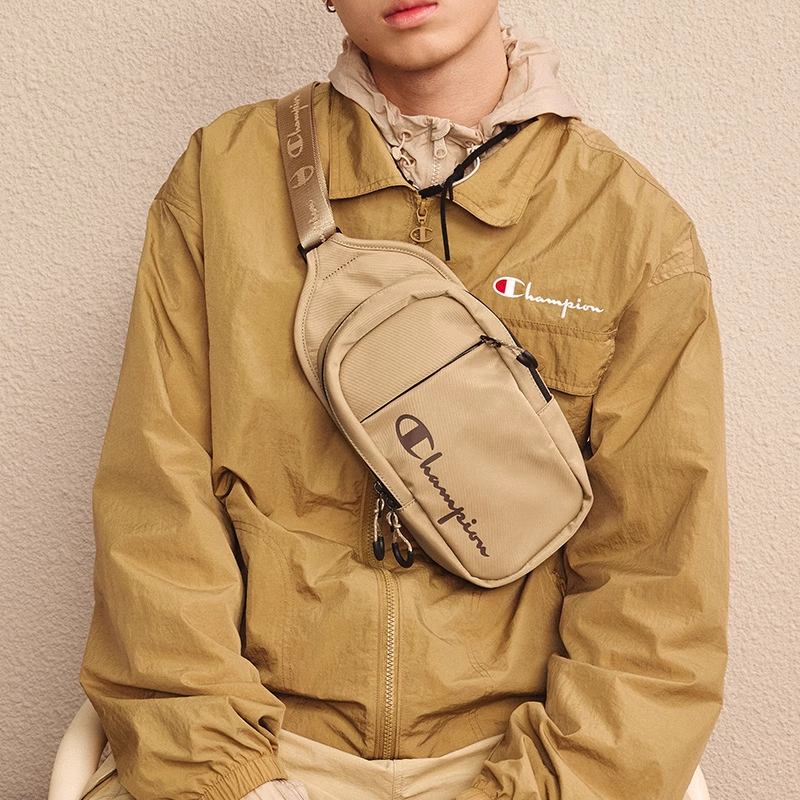 Champion冠军胸包女休闲单肩包运动腰包情侣斜挎包男时尚户外 - 图1