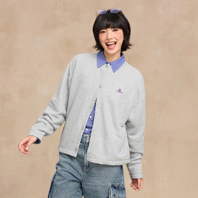ແຊ້ມເສື້ອ sweatshirt ສີແຂງຂອງແມ່ຍິງ