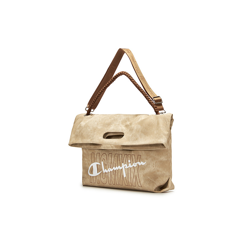 Champion冠军单肩背包2026春季新款手提折折包男女情侣斜挎托特包,淘宝优惠券,粉丝福利购,淘宝优惠卷