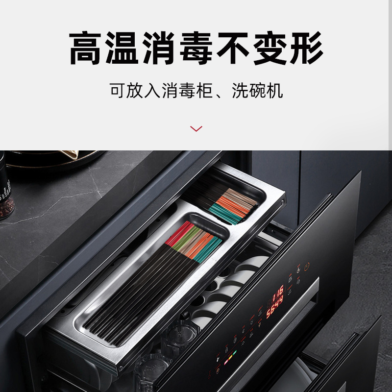 筷子家用高档防霉防滑耐高温家庭一人一筷抗菌分餐合金快子不发霉