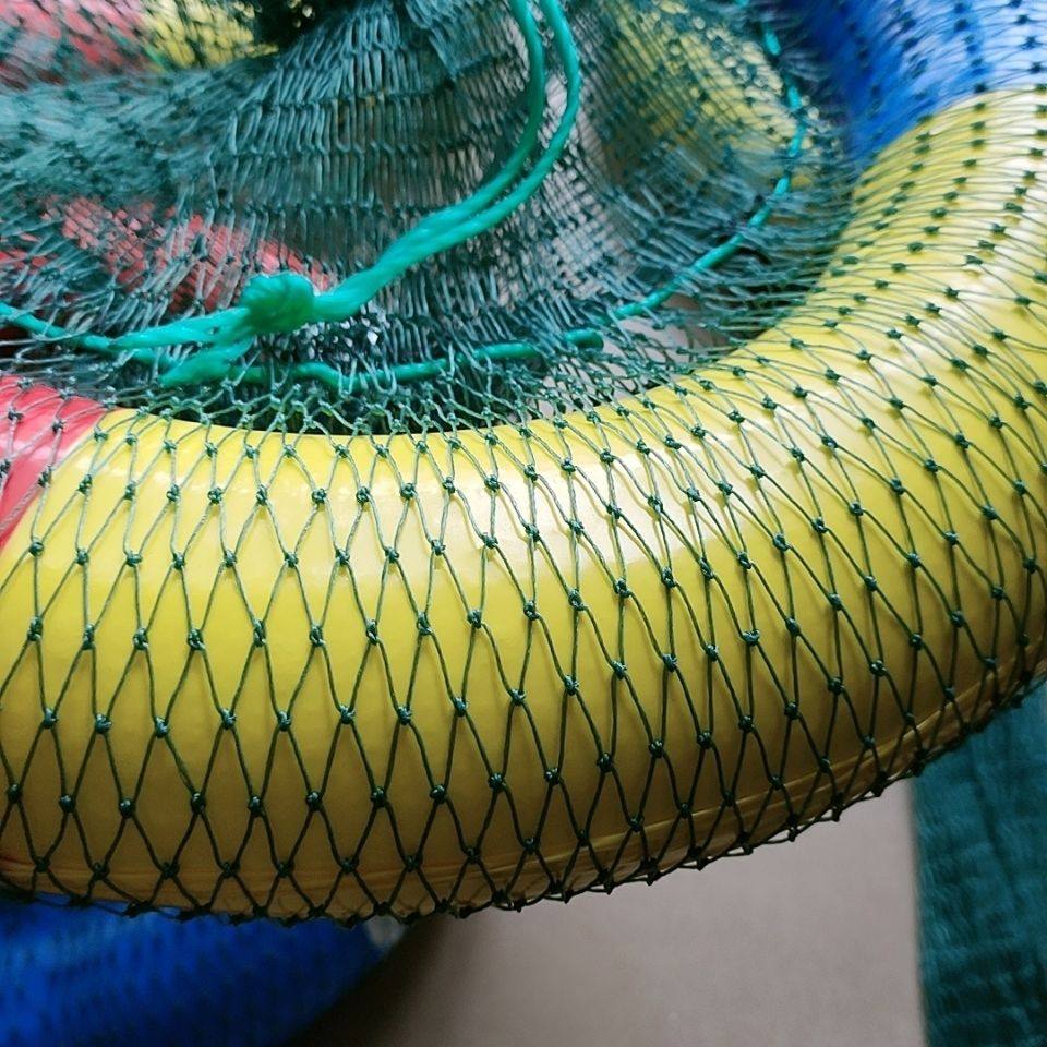 防死鱼鱼篓钓鱼撒网漂浮鱼护鱼兜子泡沫圈实心防扎防漏气装鱼袋子
