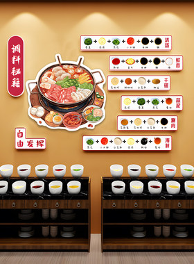 【极速发货】市井火锅店墙面装饰
