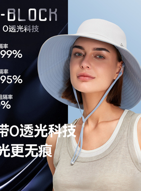 ohsunny双面防晒大檐渔夫帽