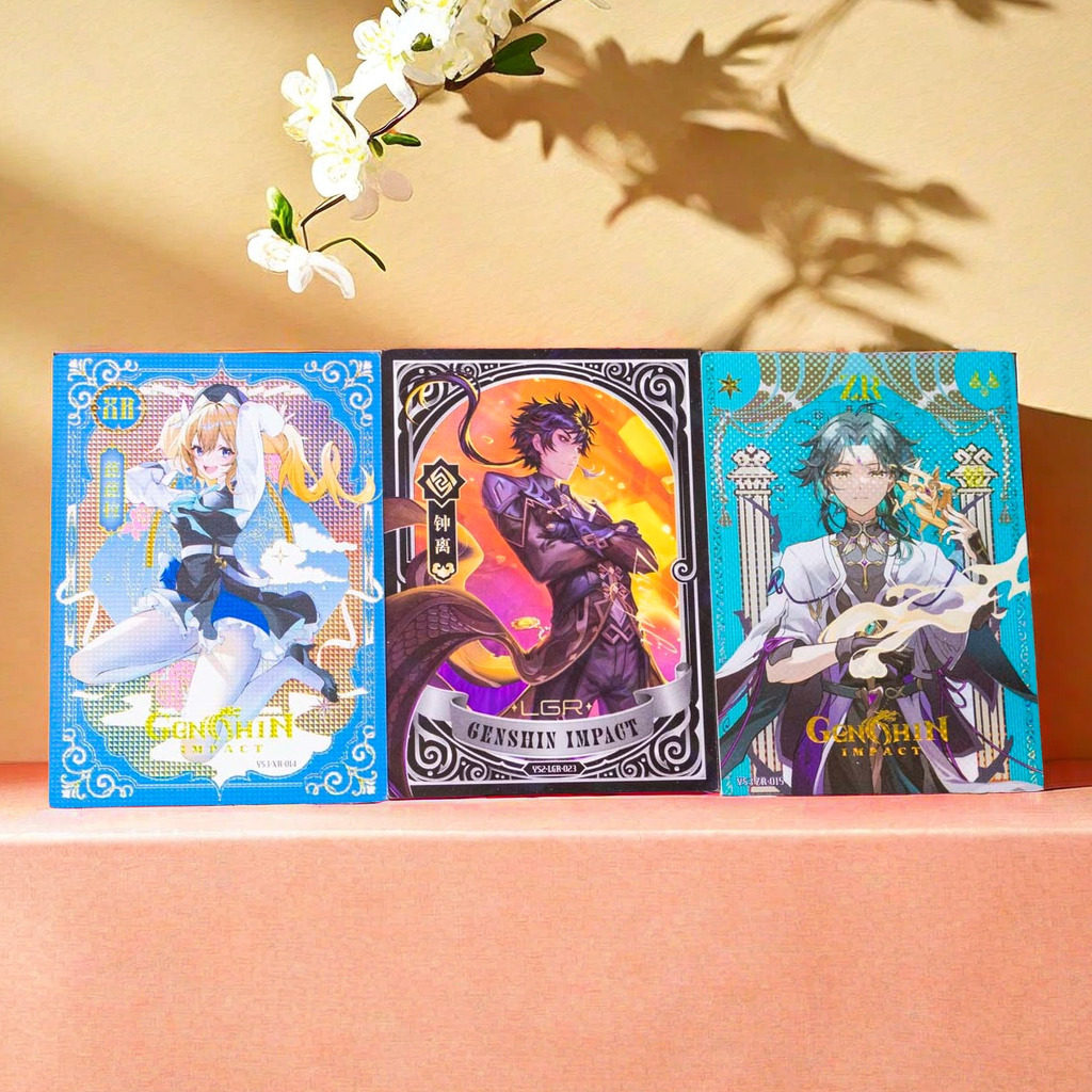 米卡原神卡片正版两元包第4弹橙卡雷电将军芭芭拉卡牌新年礼物