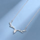 Deer all the way with you Valentine's Day birthday gift clavicle chain
