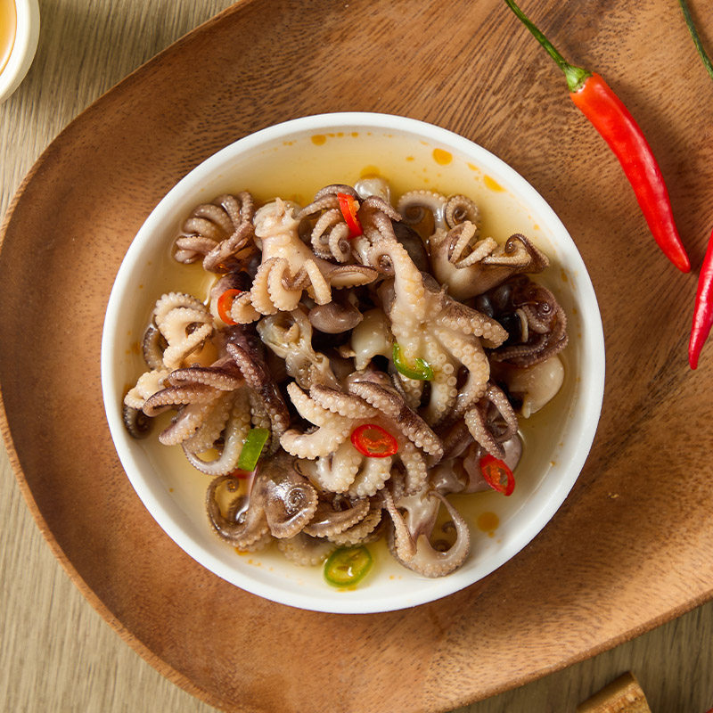 洋琪【捞汁系列】爽口鲜辣捞汁八爪鱼200g夏日佐酒小菜夜宵食品,淘宝优惠券,粉丝福利购,淘宝优惠卷