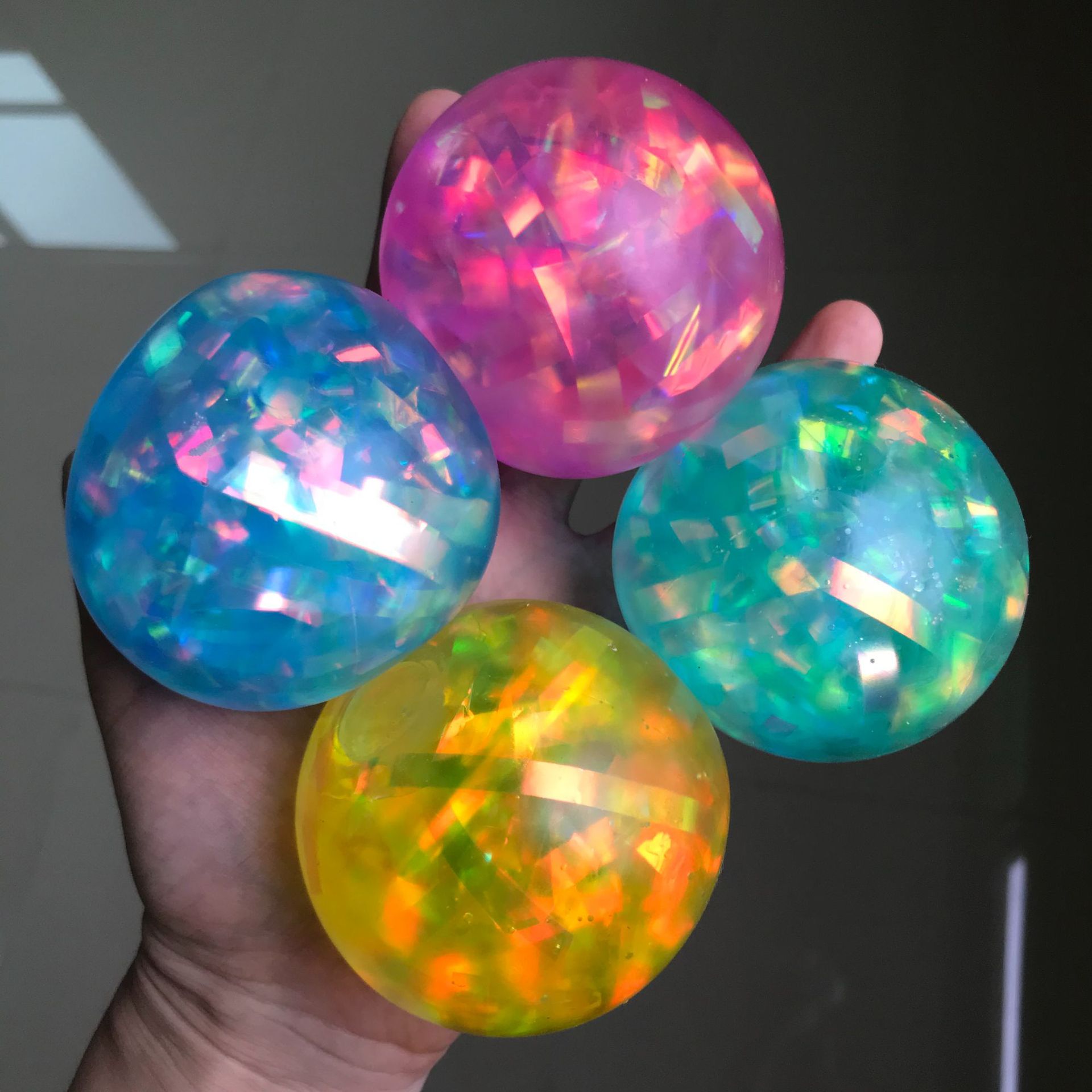 Anti-Pressure Anxiety Colorful Stress Relief Ball Kids Adult - 图1