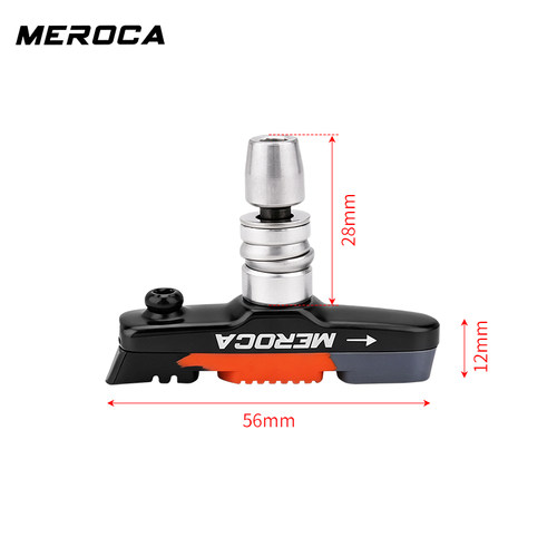MEROCA小轮车刹车皮14/16/20寸配件V刹皮412折叠自行车通用刹车块 - 图2