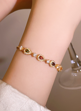 古里雅多巴胺锆石手链高级感