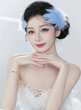 古里雅多彩白水晶串珠手链高级感