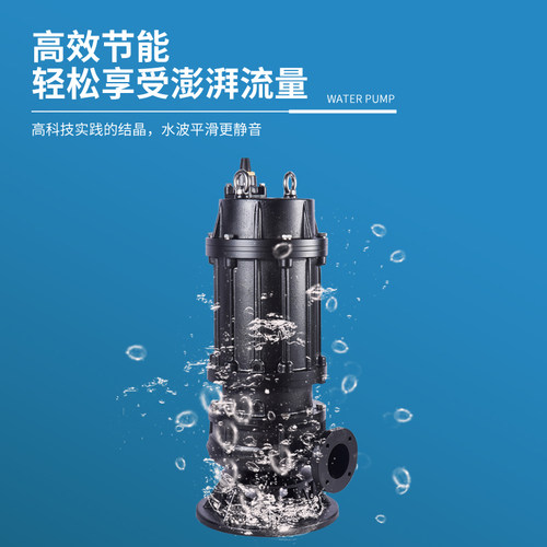 浙江丰源集优污水污物潜水电泵WQ20-45-7.5-WQ100-30-15|未来万家 - 图0